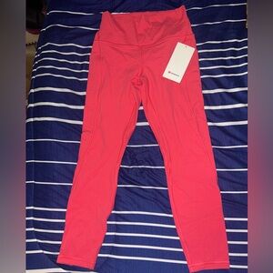 lululemon athletica women Bright Pink Leggings